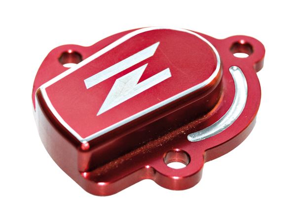 Afbeelding van acceleration pump cover - red anodized