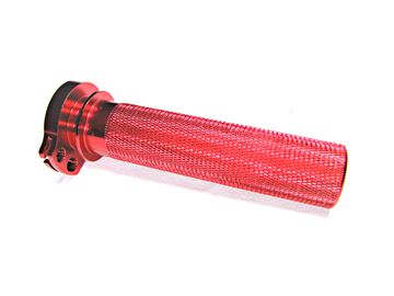 Afbeeldingen van aluminium throttel tube Honda CRF with bearing red
