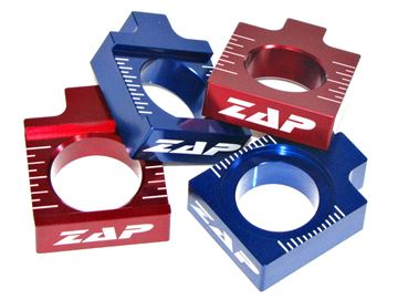 Afbeeldingen van axle blocks CR/CRF red