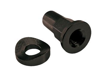 Afbeeldingen van billet rim lock spacer+ nut black
