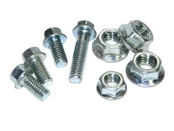 Afbeeldingen van flange nuts M6 , 25pc.