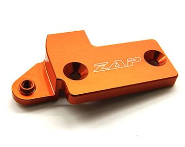 Afbeeldingen van Clutch cylinder cover with hot start bracket Magura -08 orange
