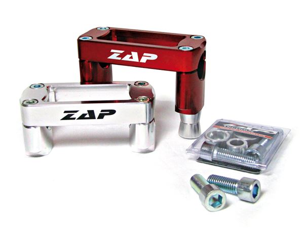 Afbeelding van T-bone barmounth for Honda - 35mm high - red (28.6mm)