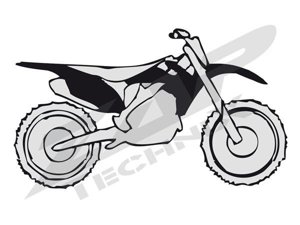 Afbeelding van Plastic kit CRF 450 09-12,CRF 250 10-13 black