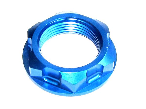 Afbeelding van steering nut KX(F) 04- blue