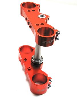 Afbeeldingen van tripleclampset SX/SXF 04-12 EXC/EXCF 04-13 20mm Offset orange
