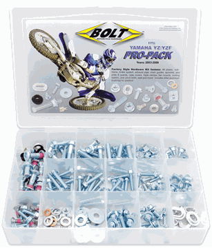 Afbeeldingen van Pro-Pack screwkit YZ(F) 2003-2011, 190pc
