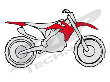 Afbeeldingen van Plastic kit CR 85 03-07 OEM Farbe