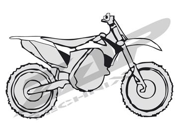 Afbeeldingen van Plastic kit KTM EXC 12-13 white + Airboxcover
