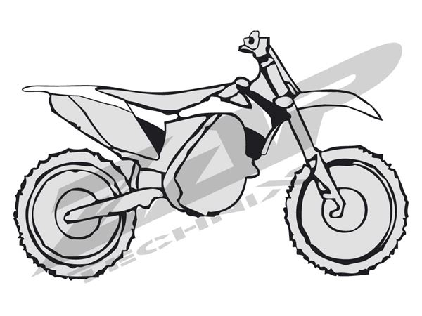 Afbeelding van Plastic kit KTM EXC 12-13 white + Airboxcover