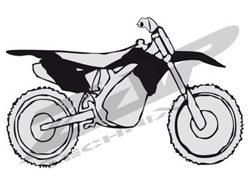 Afbeeldingen van Plastic kit RMZ 250 10- black