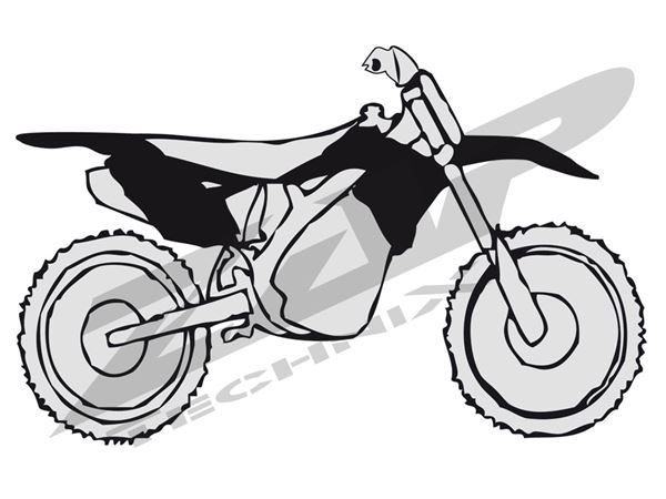 Afbeelding van Plastic kit RMZ 450 08 black