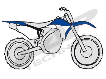 Afbeeldingen van Plastic kit WRF 450 10-  blau/weiss OEM 2012