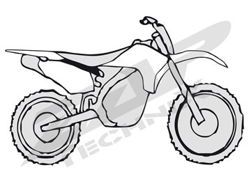 Afbeeldingen van Plastic kit YZF 450 10-13  white