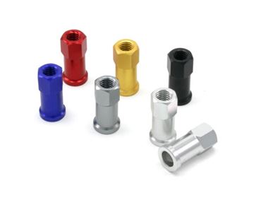 Afbeeldingen van Nippel (2-p set) Rim Lock titanium