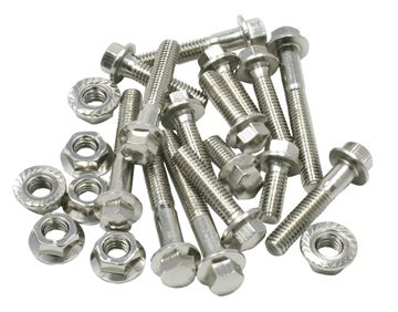 Afbeeldingen van Screw M6 Flange Nuts 25pcs