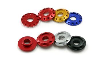 Afbeeldingen van M6 Aluminum Spacer Type-11 4-pk black