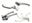 Afbeeldingen van Pivot Brake Lever 3-Finger FP Type M KX 00-13/KXF 04-12/YZ/Y