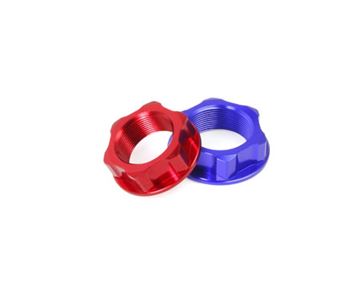 Afbeeldingen van Stearing Stem Nut M22 x 30-P1.0 H12 red