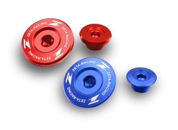 Afbeelding van Engine Plugs CRF250 R 04-09/X 04-12 blue