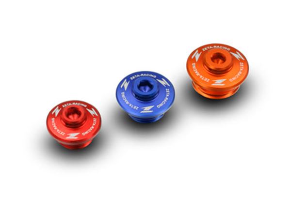 Afbeelding van Oil Filler Plug KX250 05-08/RMZ250 04-06/KXF/KLX450/HVA blue