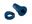 Afbeeldingen van billet rim lock spacer+ nut blue