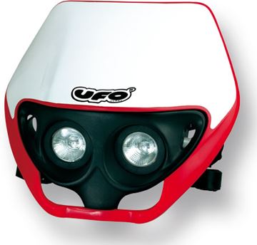 Afbeeldingen van Koplamp Twins halog.wit