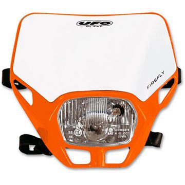 Afbeeldingen van Koplamp Fire Fly Twins oranje-127