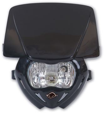 Afbeeldingen van Koplamp Panter dual color geel/wit