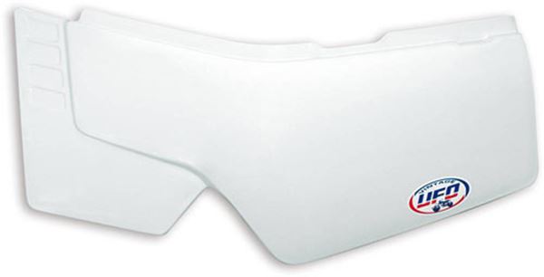 Afbeelding van Vint. Zijnummerborden XT600 84-86 wit