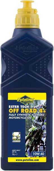 Afbeelding van 1 lt flacon Putoline Ester Tech Off Road 4+ 10W-40