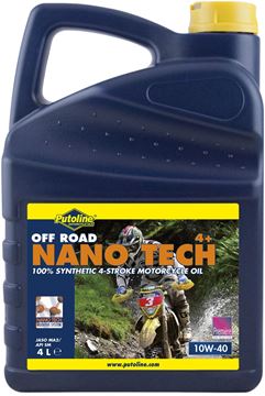 Afbeeldingen van 4 lt can Putoline Off Road Nano Tech 4+ 10W-40