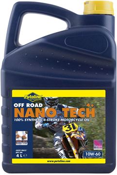 Afbeeldingen van 4 lt can Putoline Off Road Nano Tech 4+ 10W-60