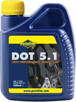 Afbeeldingen van 500 ml flacon Putoline Brakefluid DOT 5.1