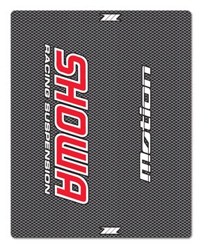 Afbeeldingen van Stick.Set Fork Showa carbon red
