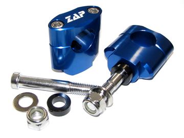 Afbeeldingen van mounting kit 28.6mm/40mm OEM tripple clamps blue