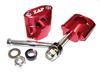Afbeelding van mounting kit 28.6mm/40mm OEM tripple clamps red