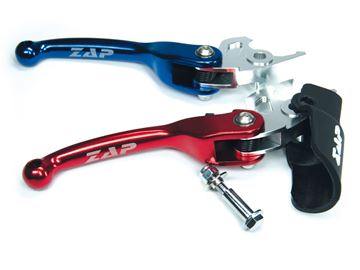 Afbeeldingen van Flex-brakelever Quad Yamaha Raptor 660 05-, 700 05-06 blue