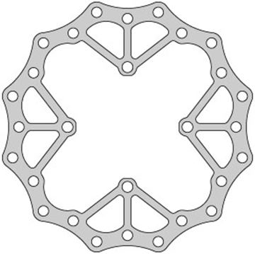 Afbeeldingen van brake discs front KX125 (F) 250 03-06, RM-Z 250 04-05