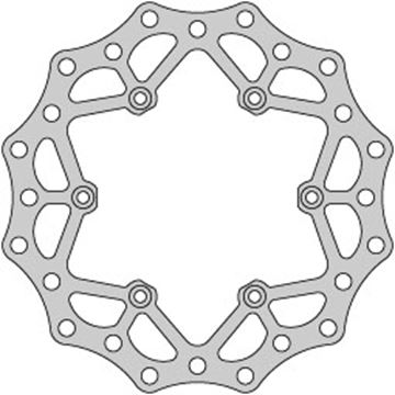 Afbeeldingen van brake discs rear KTM EXC/SX 98-, Husab. 00-