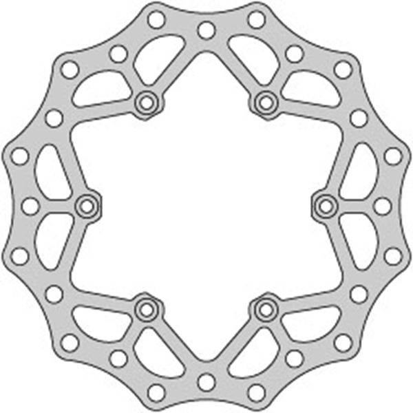Afbeelding van brake discs rear KTM EXC/SX 98-, Husab. 00-
