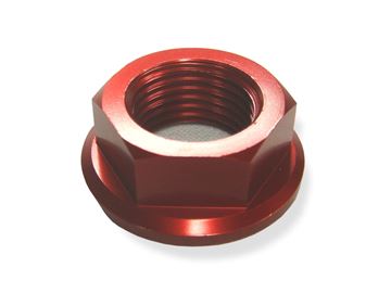 Afbeeldingen van front axel nut CR(F), YZ(F) red