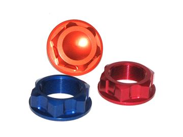 Afbeeldingen van steering nutYZ(F) 94- ,RM(Z) 04-, CR80-150  red
