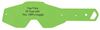 Afbeelding van Tear-Offs 100% Brille 10pcs pack