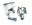 Afbeeldingen van ZAP mounting kit (28.6mm) 35mm high silver