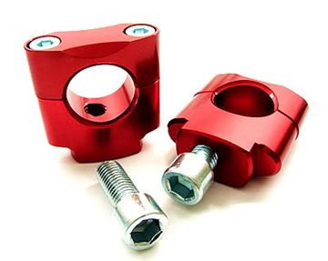 Afbeeldingen van ZAP mounting kit (28.6mm) 40mm high red