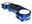 Afbeeldingen van ZAP top clamp above KXF 450 09- blue anodized