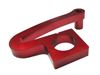 Afbeelding van axle block with brake bracket red