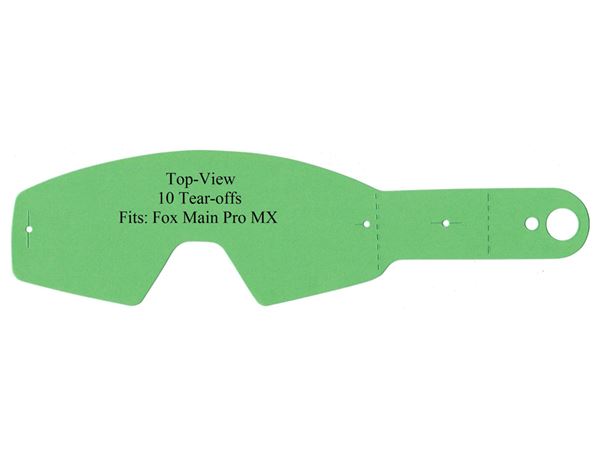 Afbeelding van Tear-Offs 10-Pack FOX Main Pro/Encore