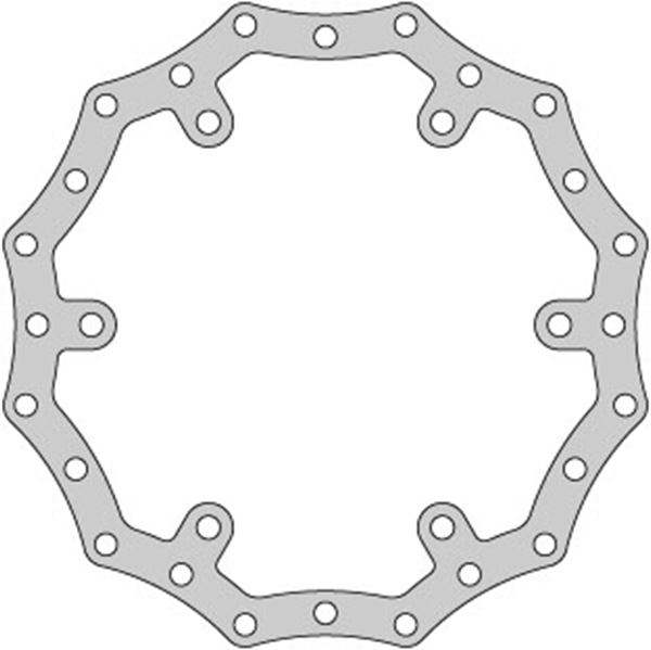 Afbeelding van brake disc front TM all 01-09